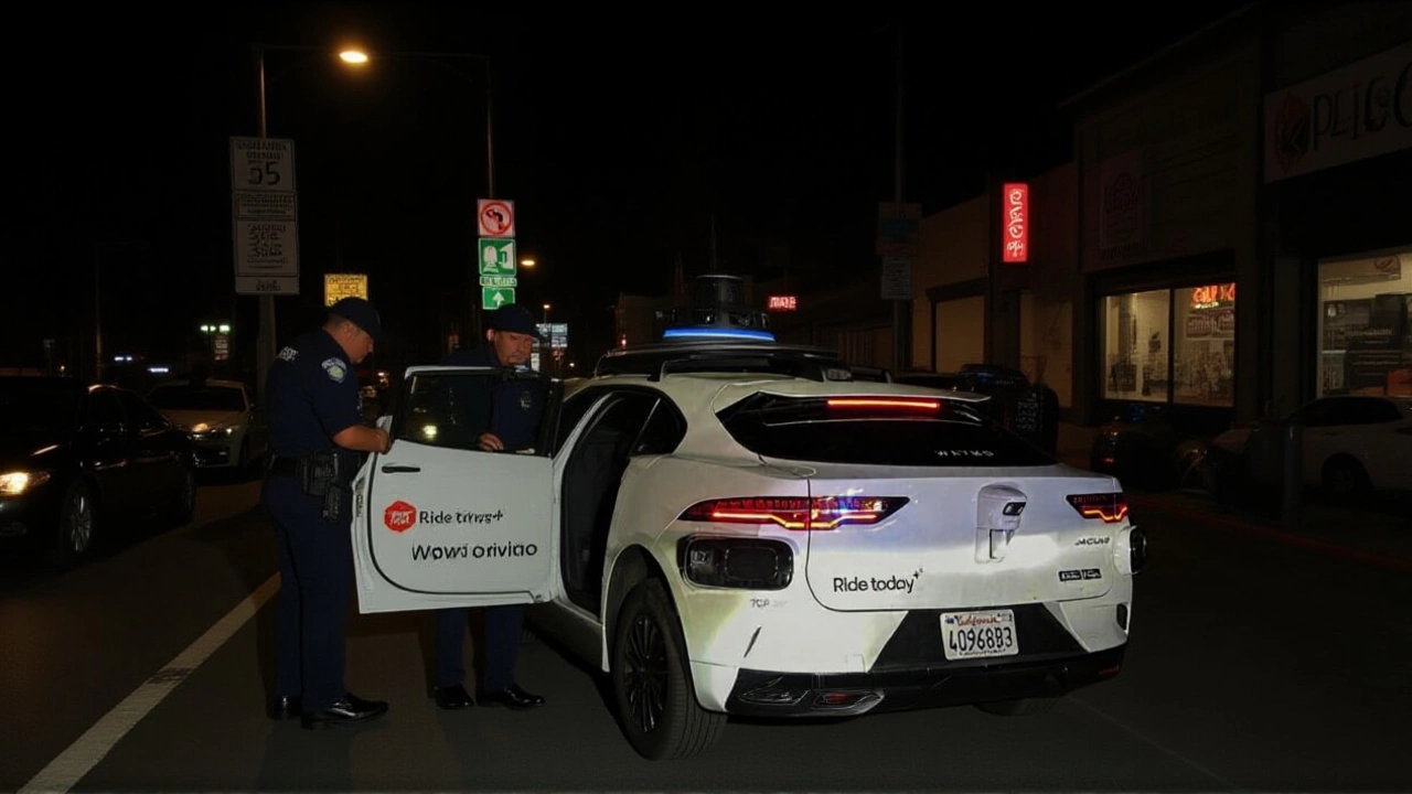 Police californienne intercepte un taxi autonome Waymo mais ne peut pas dresser d'amende